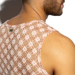 Débardeur de la marque ES COLLECTION - Débardeur ES Collection Metallic Bloom - Rose - Ref : TS361 C05