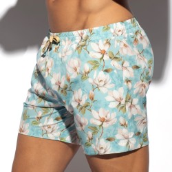 Badehosen der Marke ES COLLECTION - ES Kollektion Jasmine Limited Edition Schwimmshorts - Blau - Ref : 2603 C23