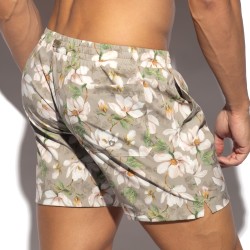 Short de bain de la marque ES COLLECTION - Short de Bain ES Collection Jasmine Edition Limitée - Beige - Ref : 2603 C28