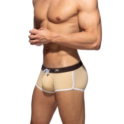 Boxer, shorty de bain de la marque ADDICTED - Mini Boxer de bain ADDICTED Plain Swim - beige - Ref : ADS164 C28