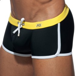 Boxer corti, bagno Shorty del marchio ADDICTED - Mini costume da bagno Plain Swim - nero - Ref : ADS164 C10