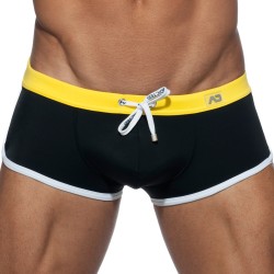 Boxer, shorty de bain de la marque ADDICTED - Mini Boxer de bain ADDICTED Plain Swim - noir - Ref : ADS164 C10