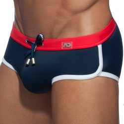 Bagno breve del marchio ADDICTED - Pantaloncini da bagno blu navy Plain Simple - ADDICTED - Ref : ADS163 C09