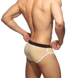 Badeschein der Marke ADDICTED - ADDICTED Plain Swim - beige Schwimmunterhosen - Ref : ADS163 C28