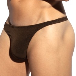 Schwimmtanga ES COLLECTION Frottee - braun - ES collection : Verkau...
