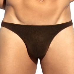 String de bain ES COLLECTION Terrycloth - marron - ES collection : ...