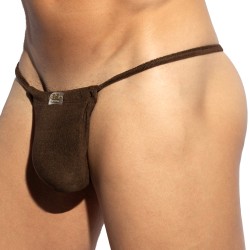 G-String de bain ES COLLECTION Terrycloth - marron - ES collection ...