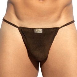 G-String de bain ES COLLECTION Terrycloth - marron - ES collection ...