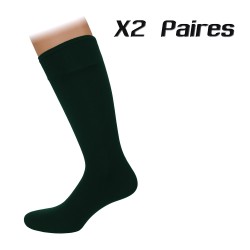 Lot de 2 paires de chaussettes Agenda vertes - ref :  AGENDA V BOTELL