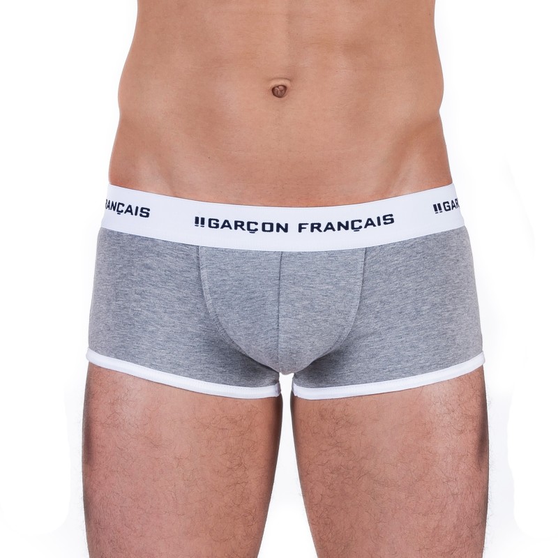 Il boxer grigio - GARÇON FRANÇAIS SHORTY12 GRIS CHINE