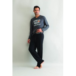Pyjama Dénim gris - ref :  7F02 6527