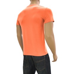 T-shirt Miami orange - ref :  3E44 1238