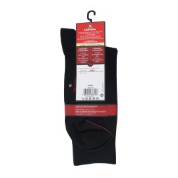 Mi-Chaussettes Intarsia noir - ref :  34189 8001