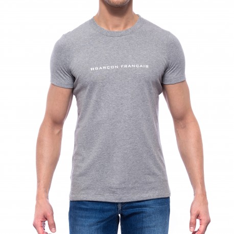 Le T-Shirt gris chiné - ref :  GFT GRIS