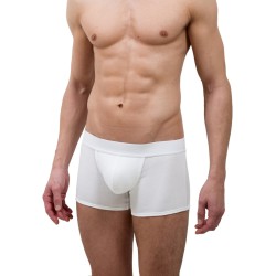 Le Boxer long tout blanc - ref :  GFBL TOUT BLANC