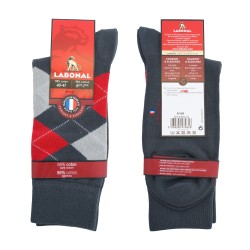 Mi-chaussettes anthracite - ref :  34189 3041