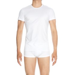  T-shirt col rond Classic blanc - HOM 400207 0003  