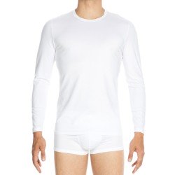  T-shirt manches longues Classic blanc - HOM 400208 0003  