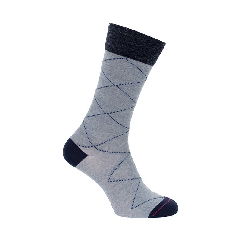  Chaussette laine Intersia gris - LABONAL 38947-3200 