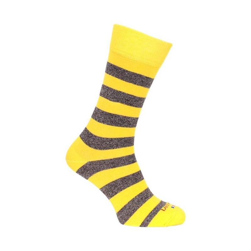  Chaussette rayée jaune - LABONAL 34450 6350 