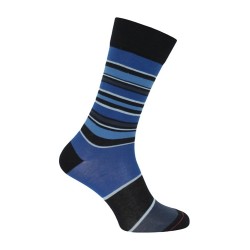 Black-blue striped sock