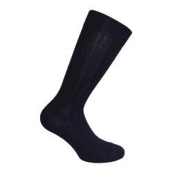 Mid-United Socks with wool and navy silk ribs