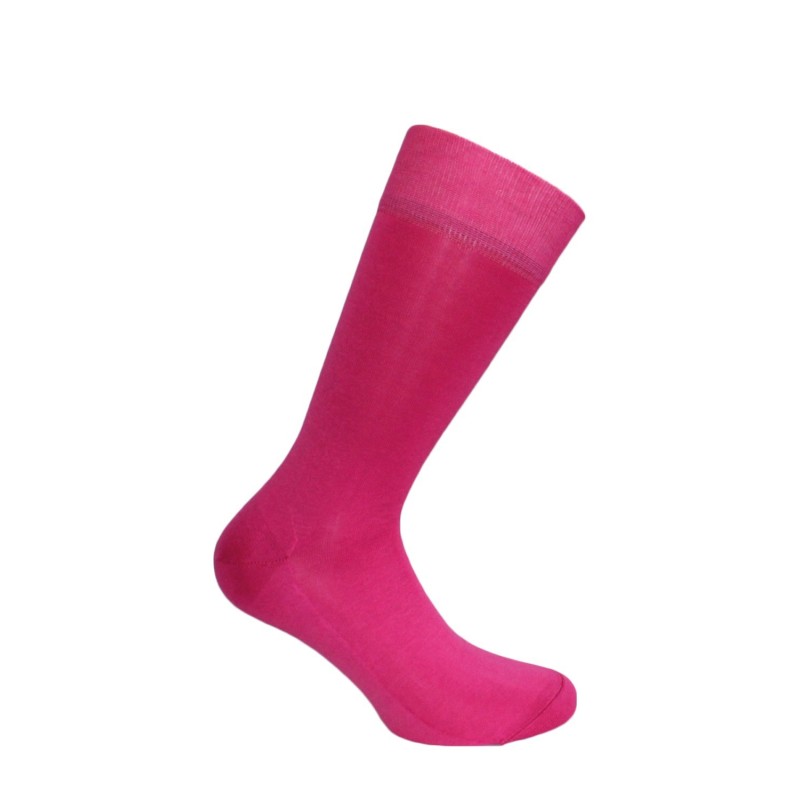  Mi-chaussettes unies, semelle double fushia - LABONAL 11110 9600 