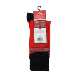  Chaussette laine Intersia rouge - LABONAL 38947-9200 