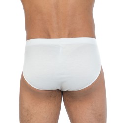  Comfort Boxer Briefs Prenium Cotton blanc - HOM 400287 0003 