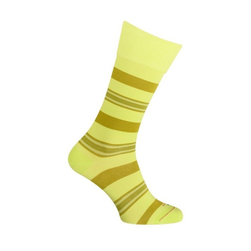  Chaussettes Coton rayées vert pomme - LABONAL 34589 4600 