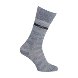  Chaussettes - Moulinée rayures coton - marine - LABONAL 34613 1000 