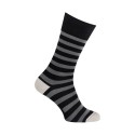  Chaussettes - Moyennes rayures colorées coton - noir - LABONAL 34591 8000 