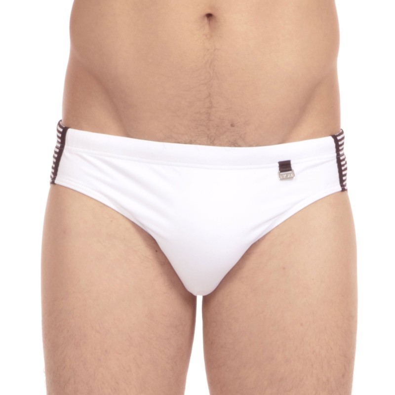  Slip de bain Santa Cruz blanc - HOM *400518 0003 