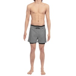  Short de bain Running gris - HOM *400517 00ZU 