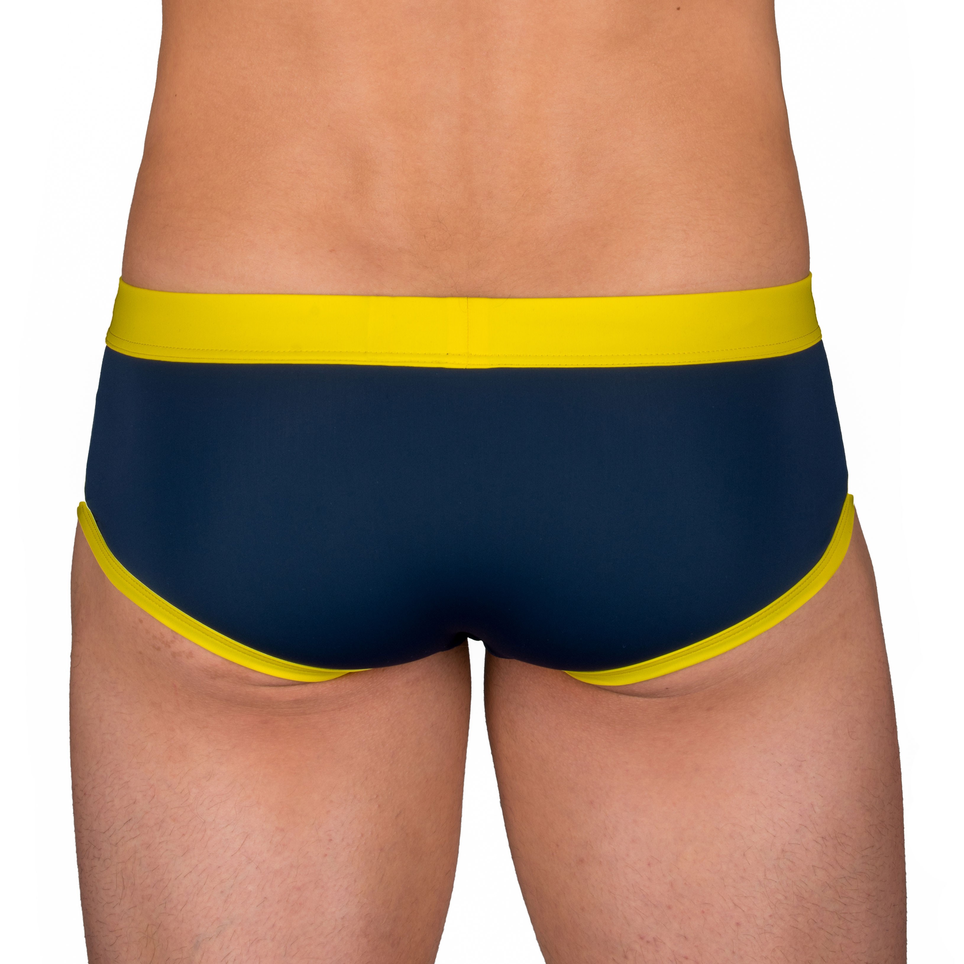 Slip de bain jaune homme Clearance