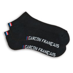  Socquettes noires - GARÇON FRANÇAIS GFSO-NOIR 