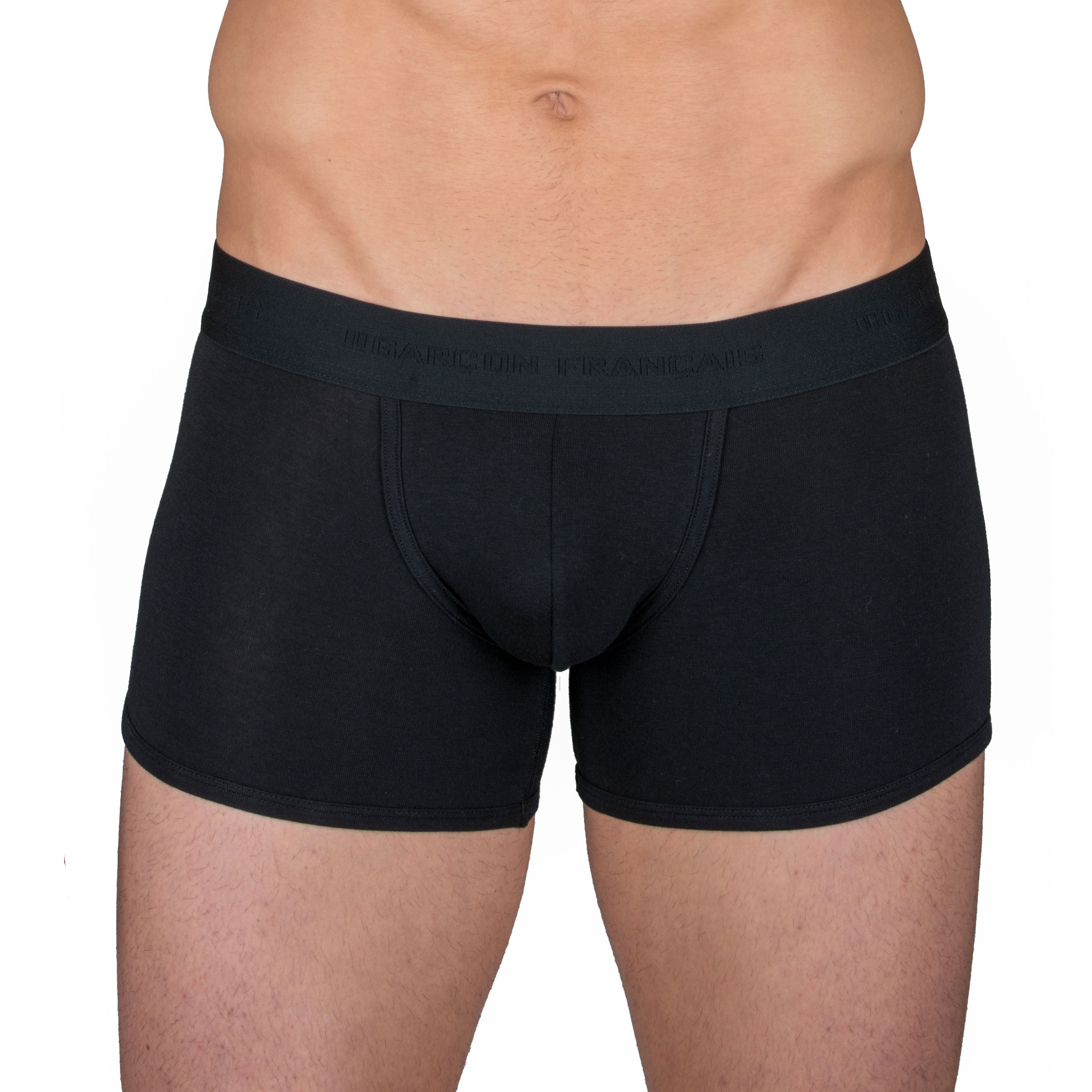 Der alles schwarze lange Boxer - Garçon Français : Verkauf von Boxe...