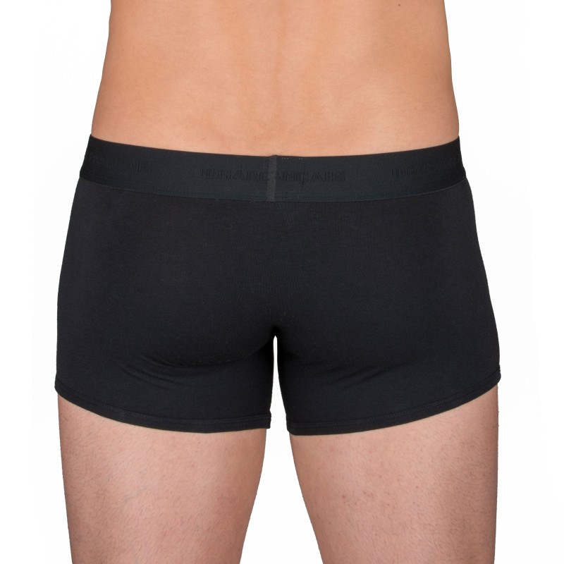 Der alles schwarze lange Boxer - Garçon Français : Verkauf von Boxe...