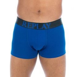  Boxer coton stretch bleu - REPLAY M202204 E01 