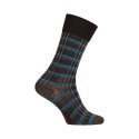  MI-CHAUSSETTES Carreaux laine - Sans couture - Anthracite - LABONAL 38979 3000 