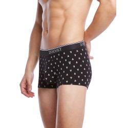  Men's Stretch Cotton No-Show Trunk 3-Pack - Noir - Bleu - Jaune - 2(X)IST 021333-05902 