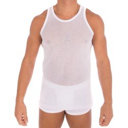 Tank top of the brand EMINENCE - Tank top, white sifted stitch - Ref : 0200 0001
