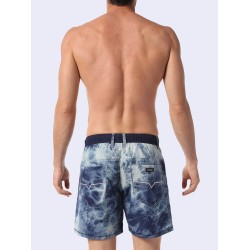  BMBX-WAYKEEKI 2.017 - Short de bain bleu chiné - DIESEL 00SVCB-0WARA-89D 