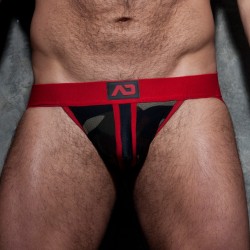  Jockstrap Camo Stripe rouge - AD FÉTISH ADF64 C06 