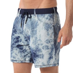  BMBX-WAYKEEKI 2.017 - Short de bain bleu chiné - DIESEL 00SVCB-0WARA-89D 