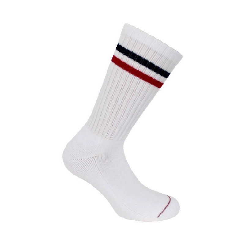  MI-CHAUSSETTES Tennis semelle bouclette épaisse coton - Sans couture blanc - LABONAL 13220 7000 