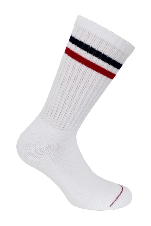 MI-CHAUSSETTES Tennis semelle bouclette épaisse coton - Sans coutur