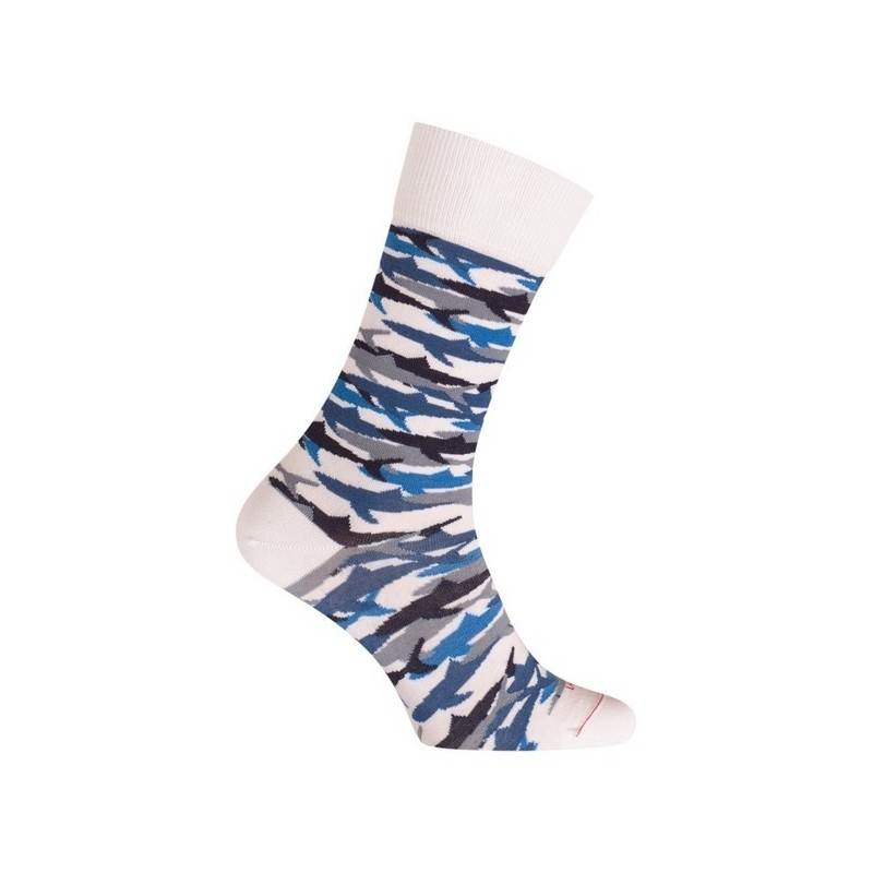  MI-CHAUSSETTES Requins coton - Sans couture - Blanc - LABONAL 345757 7000 