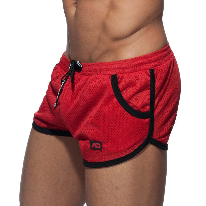  Short Basic Mesh rouge - ADDICTED AD647 C06 