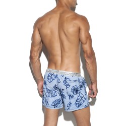  Short Tommy Tropic bleu - ES COLLECTION 1834 C09 